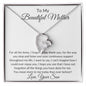 To My Beautiful Mother - Forever Love Necklace
