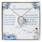 To My Granddaughter - Forever Love Necklace