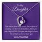 To My Daughter Love Dad - Forever Love Necklace