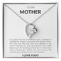 To My Mother - Forever Love Necklace (Daughter)