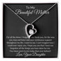 To My Beautiful Loving Mother - Forever Love Necklace