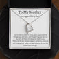 To My Mother on my wedding day - Forever Love Necklace