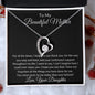 To My Beautiful Loving Mother - Forever Love Necklace