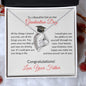 To A Beautiful Girl on Her Graduation Day Love your Father - Forever Love Necklace