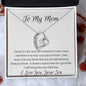 To My Mom Love Your Son - Forever Love Necklace