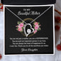 To My Beautiful Mother Love your Daughter - Forever Love Necklace
