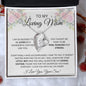 To My Loving Mother Love Son- Forever Love Necklace