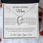 To My Loving Mom Love Your Son - Forever Love Necklace