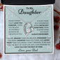 To My Daughter Love Dad - Forever Love Necklace