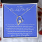 To My Beautiful Loving Mother - Forever Love Necklace