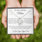 To My Loving Mom Love Your Son - Forever Love Necklace
