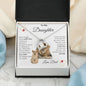 To My Daughter - Forever Love Necklace