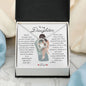 To My Daughter Love Dad - Forever Love Necklace