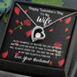 To My Wife Happy Valentine's Day - Forever Love Necklace
