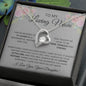To My Loving Mom Love Your Daughter - Forever Love Necklace