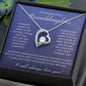To My Beautiful Granddaughter - Forever Love Necklace