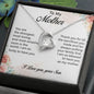 To My Mother Love your Son - Forever Love Necklace
