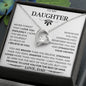 To My Daughter Love Dad - Forever Love Necklace