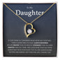 To My Daughter - Forever Love Necklace