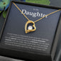 To My Daughter - Forever Love Necklace