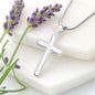 To My Son Love Dad - Stainless Cross Necklace
