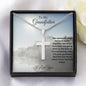 To My Grandfather - Cross Necklace