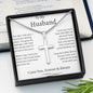 To My Husband Stainless Cross Necklace