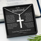 To My Boyfriend Stainless Cross Necklace