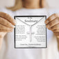 To My Soulmate Stainless Cross Necklace