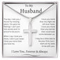 To My Husband Stainless Cross Necklace