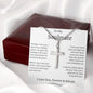 To My Soulmate Stainless Cross Necklace
