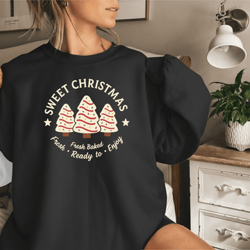 Sweet Christmas Cookie Tree Holiday Sweatshirt