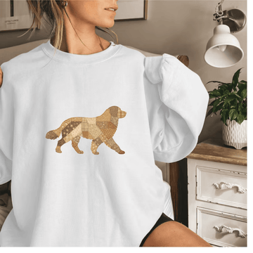 Purrfectly Faux Patched Walking Dog