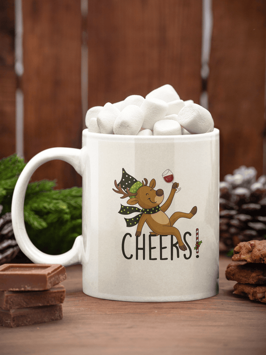 Sleighin’ & Sippin’ Reindeer Mug