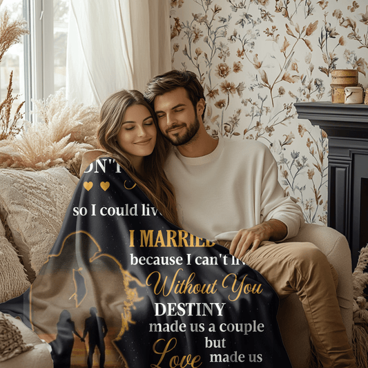 To My Wife Blanket