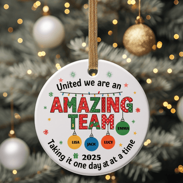 United & Amazing – Team Ornament 2025
