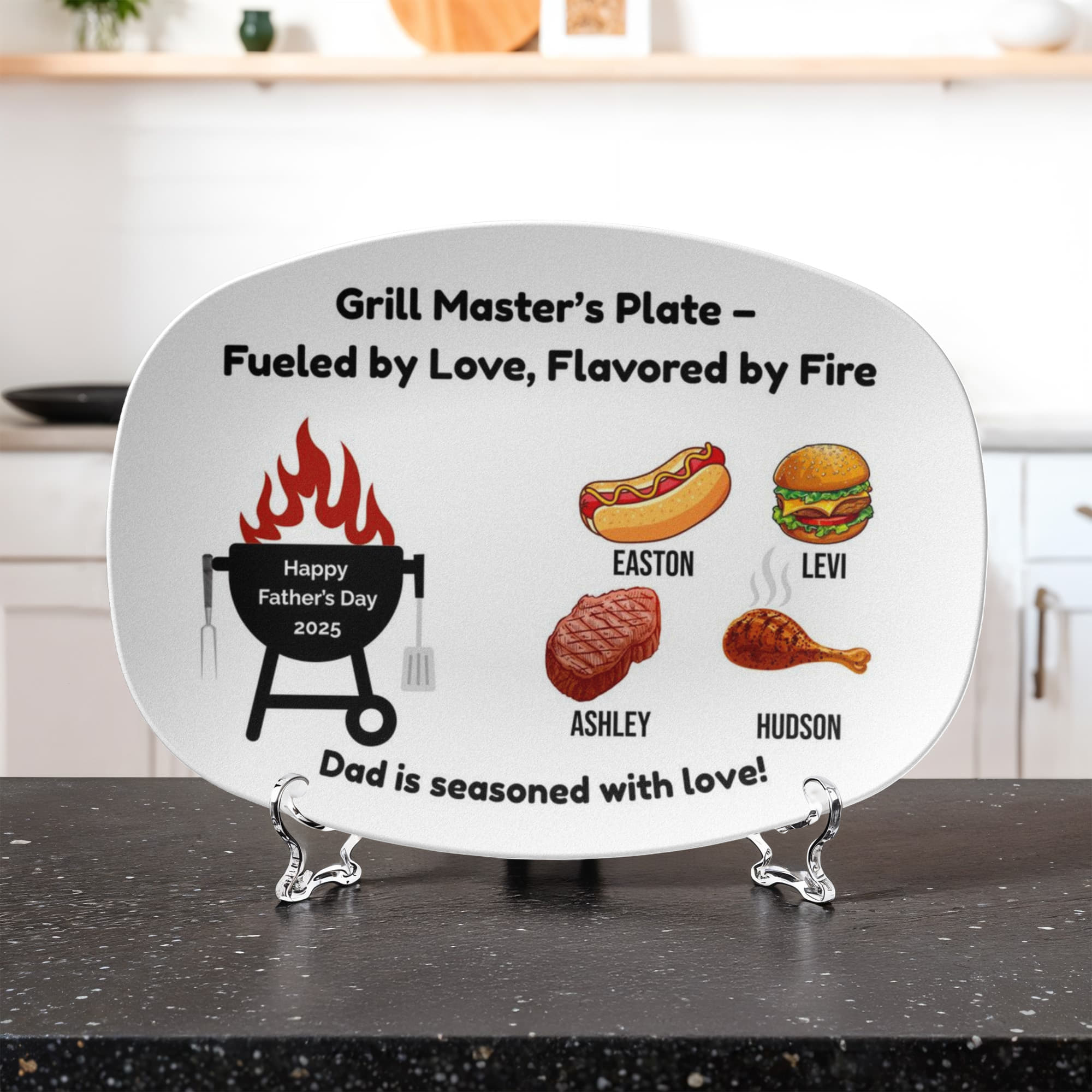 Personalized BBQ Gift for Grill Master Dad