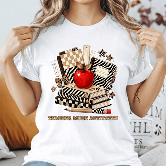 Teacher Mode Activated – Boutique Back-to-School Teacher Shirt