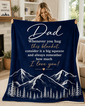 Dad – Whenever You Hug This Blanket