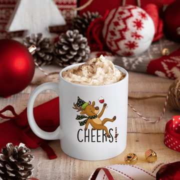 Sleighin’ & Sippin’ Reindeer Mug