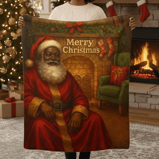 Cozy Christmas Santa Blanket