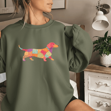 Purrfectly Faux Patched Dachshund