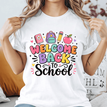 Colorful Retro Welcome Back to School