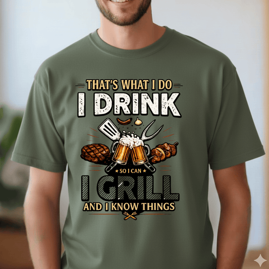 That’s What I Do – I Drink & I Grill T-Shirt