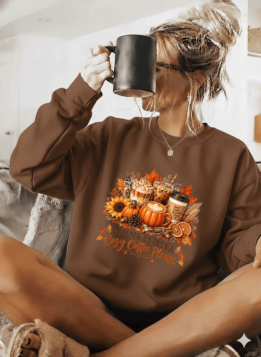 Autumn Leaves & Cozy Coffee Please
