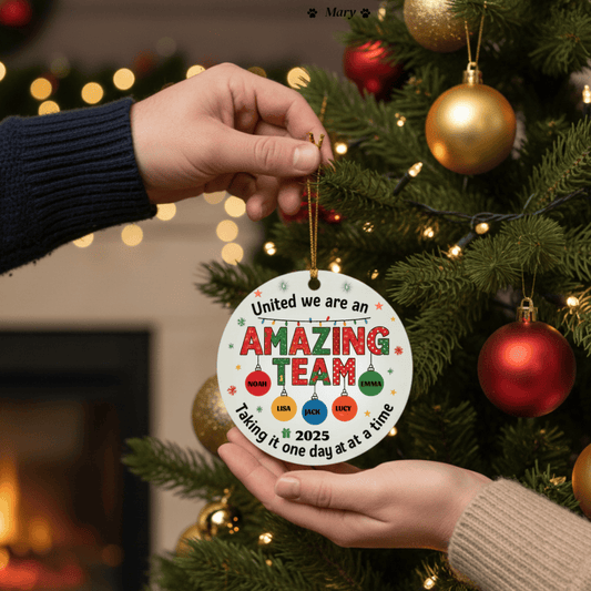 United & Amazing – Team Ornament 2025