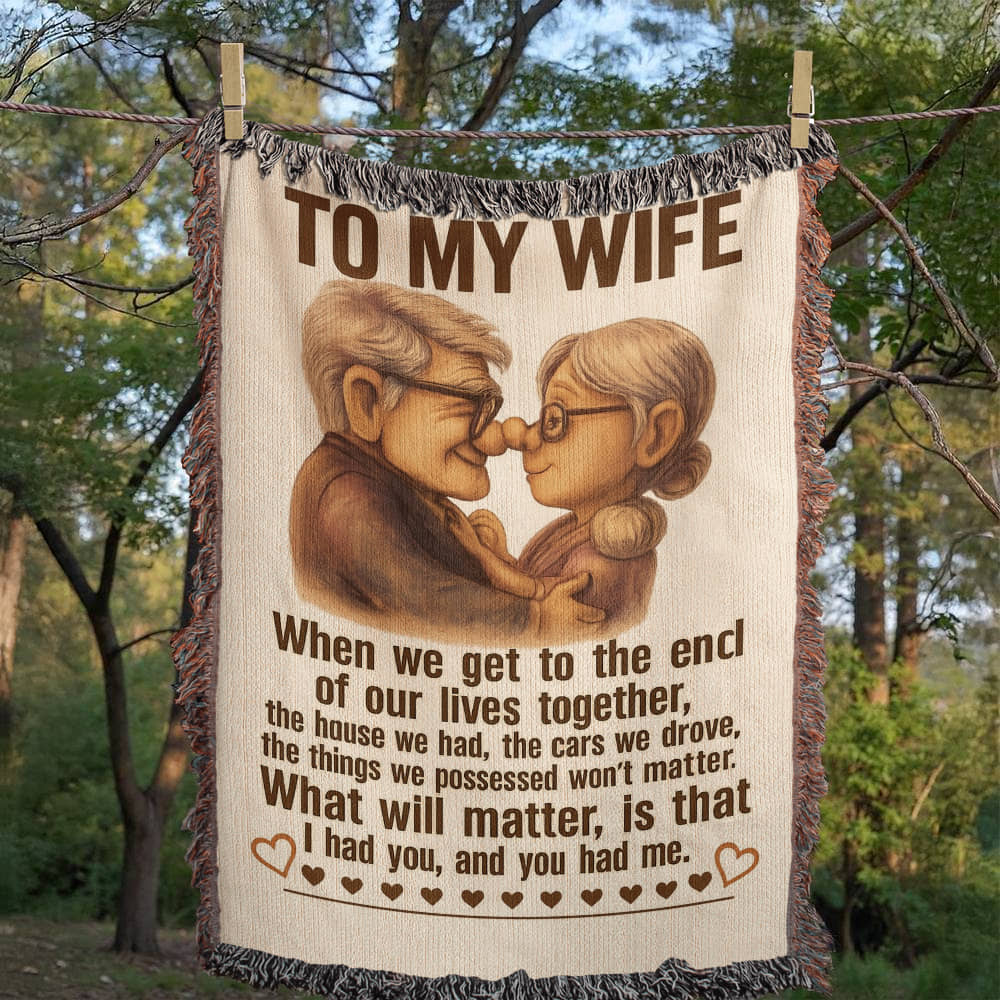 To My Wife - Woven Blanket