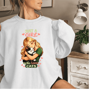A Girl Who Loves Cats