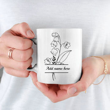 15oz Personalized Lily Mug
