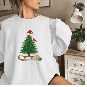 Holiday Sled Tree Sweatshirt